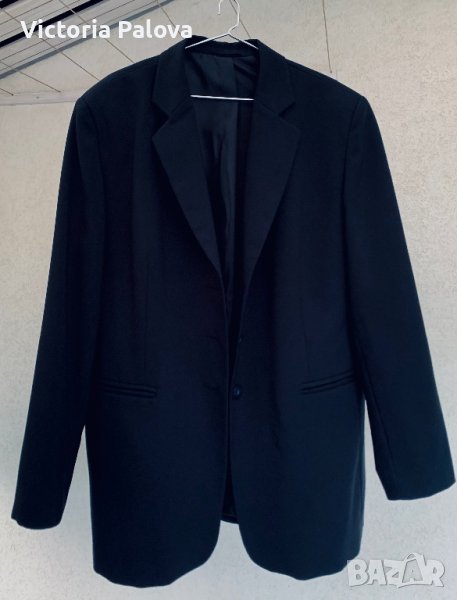 Стилно черно сако, снимка 1