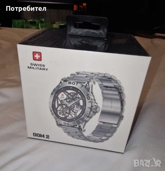 Smartwatch Swiss Military Швейцарски часовник НОВ,неразпечатван, снимка 1
