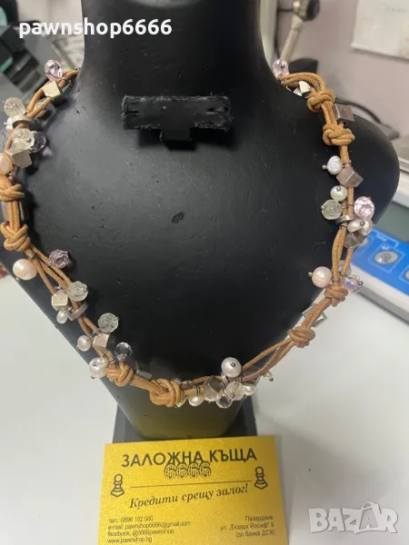 Ръчно изработено колие 925, снимка 1