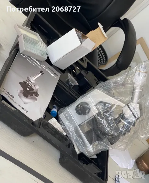 Микроскоп Traveler НОВ, снимка 1