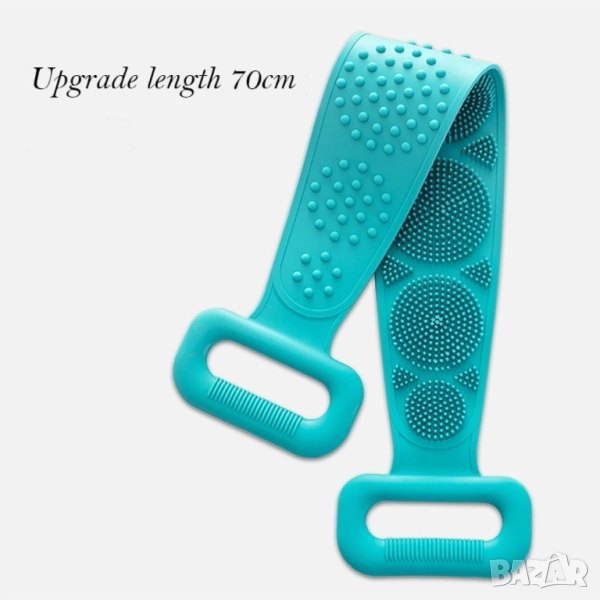 🛁 Ексфолираща силиконова гъба за баня  , снимка 1