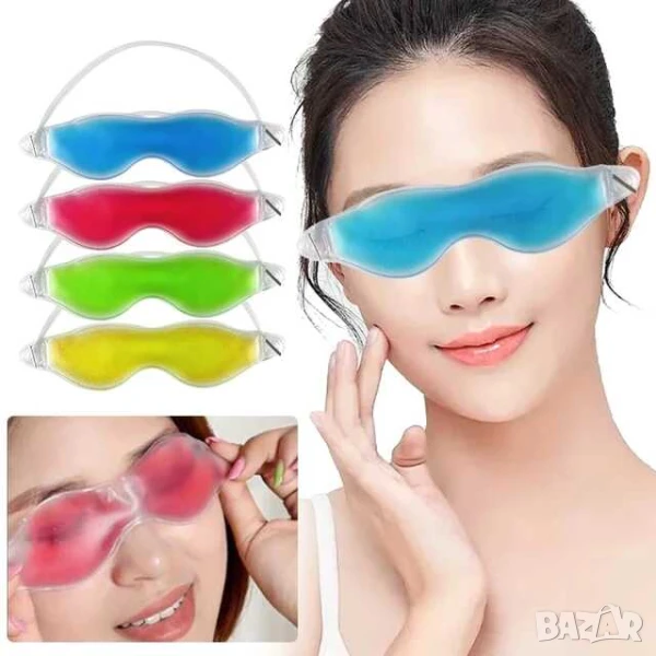 Успокояваща маска за очи, Охлаждане / Загряване, 19.5x5 см, снимка 1