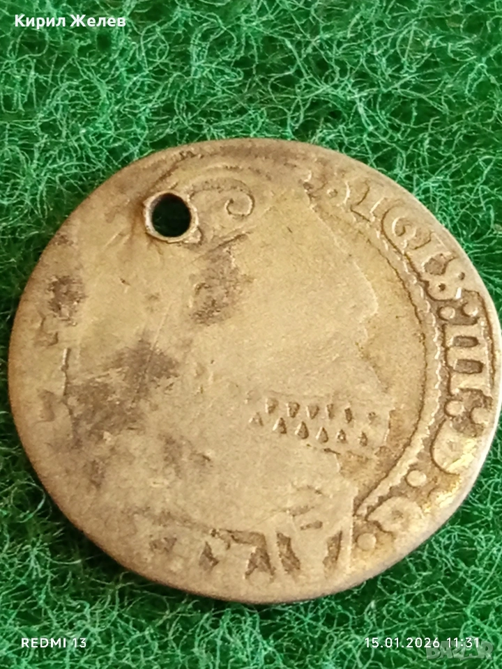 Сребърна монета 6 гроша 1626г. Сигизмунд трети Полша за КОЛЕКЦИЯ 53014, снимка 1