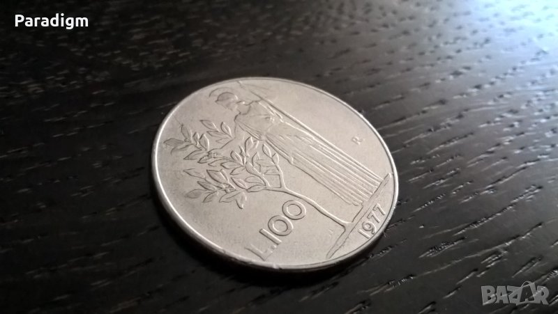Монета - Италия - 100 лири | 1977г., снимка 1