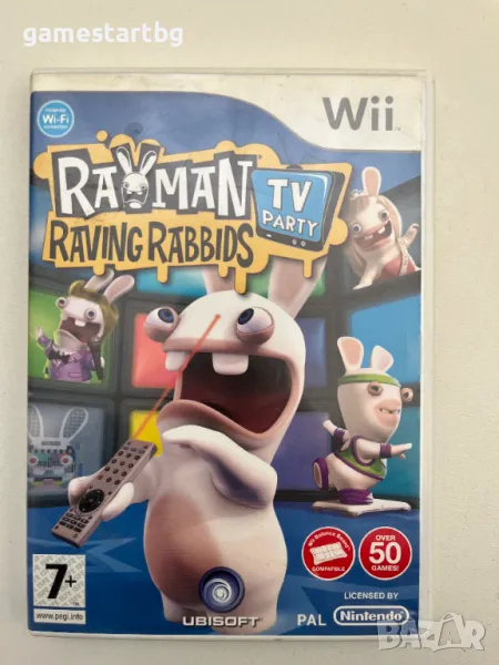 Rayman Raving Rabbids TV Party за Wii, снимка 1