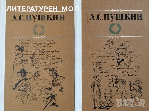 Избранные произведения в двух томах. Том 1-2. Александр С. Пушкин, 1979г., снимка 1