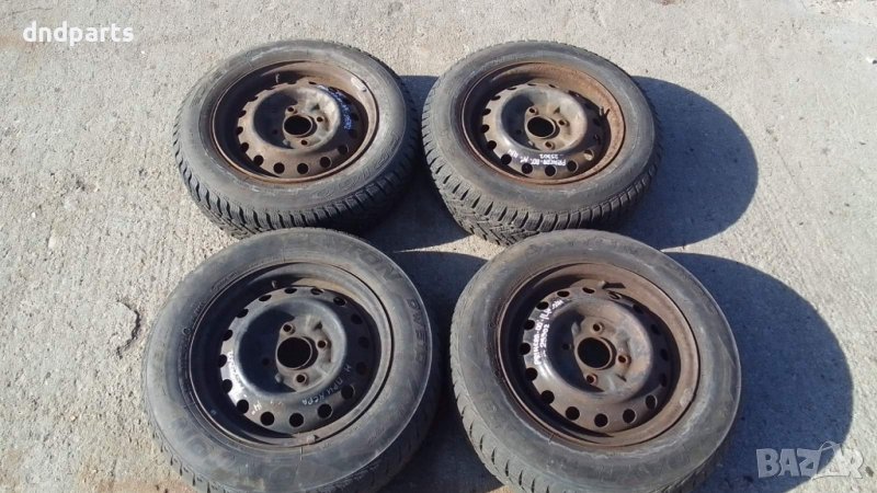 Джанти със зимни гуми Nissan Primera 2000г. 14ки Дот 2х14и2х16	, снимка 1