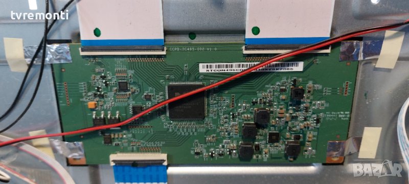 T-CONTROL BOARD CCPD-TC495-002 V1.0 FROM Blaupunkt BLA-50/405V-GB-11B4-UEGBQUX-EU, снимка 1