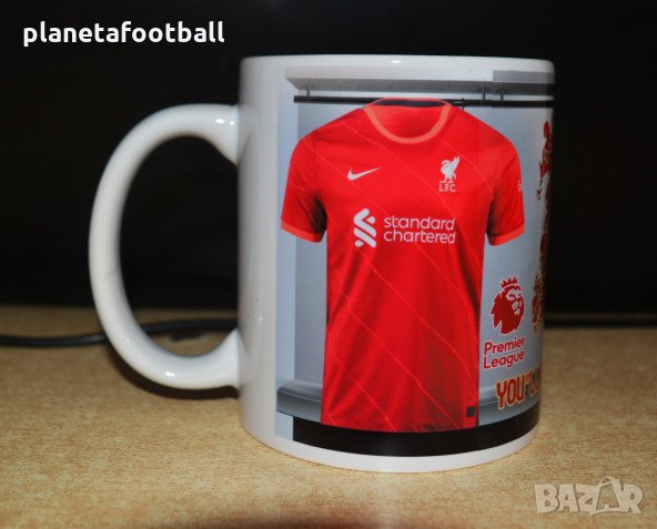 Фен Чаша на ЛИВЪРПУЛ с име и номер сезон 2025/26!Чаша на FC LIVERPOOL!, снимка 1