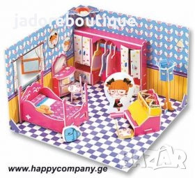 3D Пъзел - макет - Спалня, снимка 1