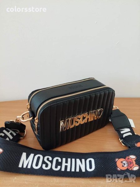 Луксозна черна чанта Moschino код DS-89-4, снимка 1