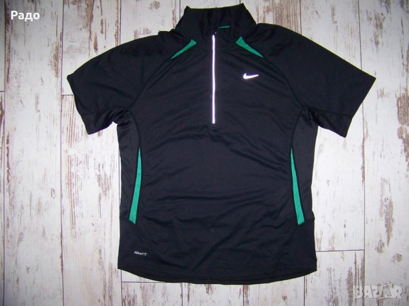 Nike FitDry / M / 100% original /  тениска с цип, снимка 1