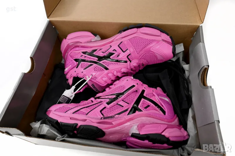 Редки Balenciaga Runner Kith Pink black 🖤💜 маратонки Унисекс мъжки дамски , снимка 1