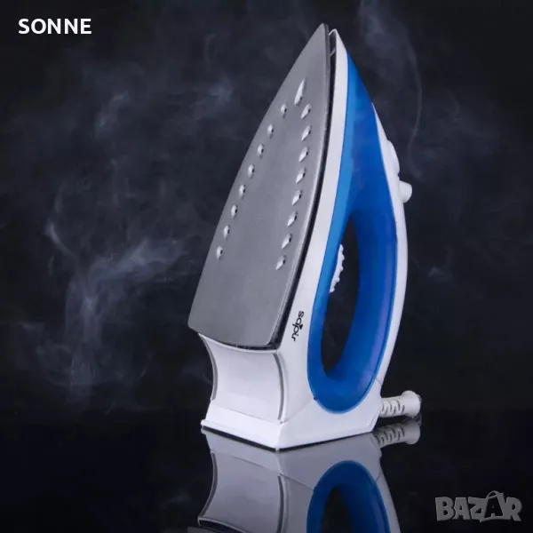 Парна ютия Sapir 1200W, струя пара, термостат, синя , снимка 1