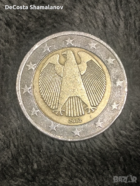 Колекционерска монета 2 евро 2002г Германия, снимка 1