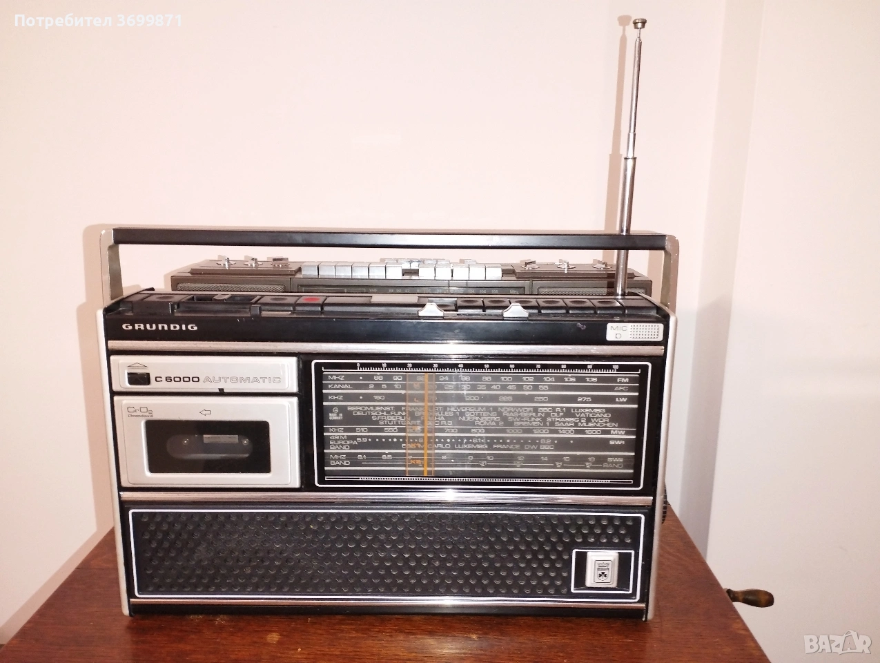 Радиокасетофон Грундиг., снимка 1