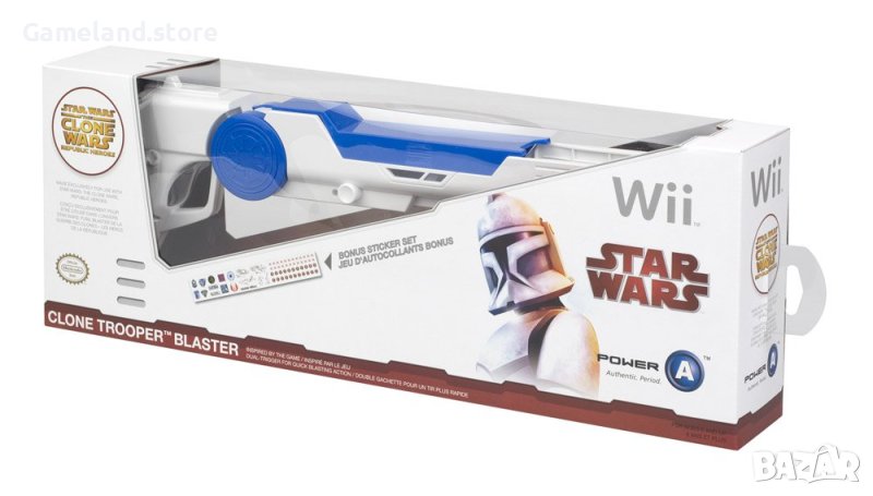 Пушка Nintendo Wii - Star Wars - Clone Trooper Blaster - Nintendo® - 60484, снимка 1