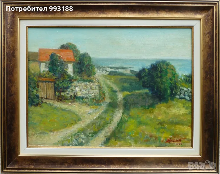 картина масло платно, снимка 1