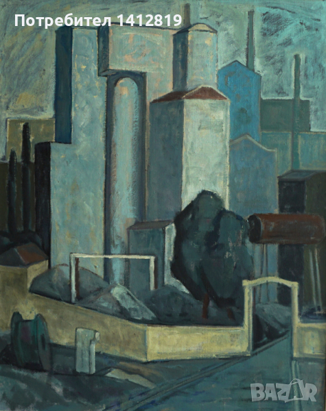 Жечо Дунев картина / Neue Sachlichkeit, снимка 1