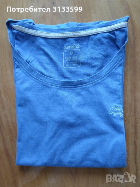 Две дамски трикотажни блузи с дълъг ръкав - номер М, снимка 1