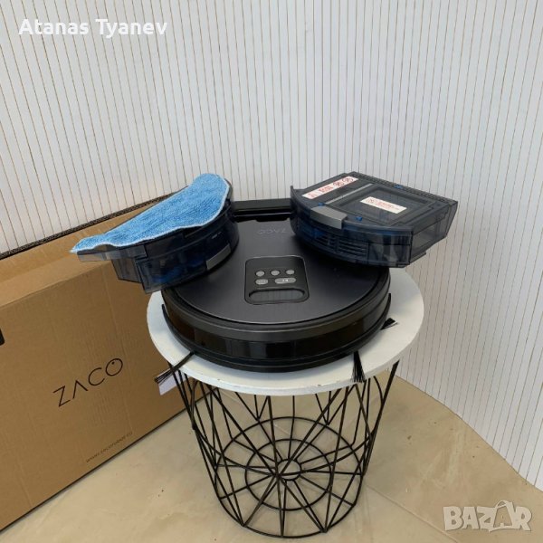 Робот прахосмукачка Zaco iLife V80 моп за Сухо и Мокро почистване 2в1, снимка 1
