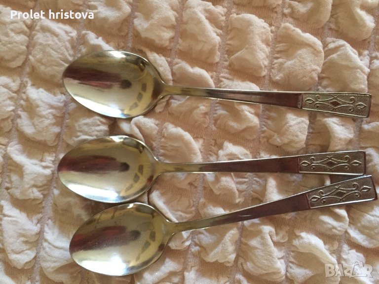 3 бр малки лъжички, снимка 1