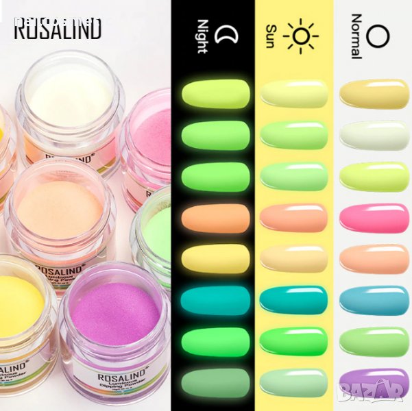 Светеща на тъмно дипинг пудра 3 в 1, снимка 1