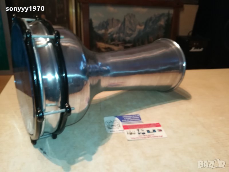 НОВА ИНОКСОВА ТАРАМБУКА ОТ СИРИЯ 30Х20СМ 1001221755, снимка 1