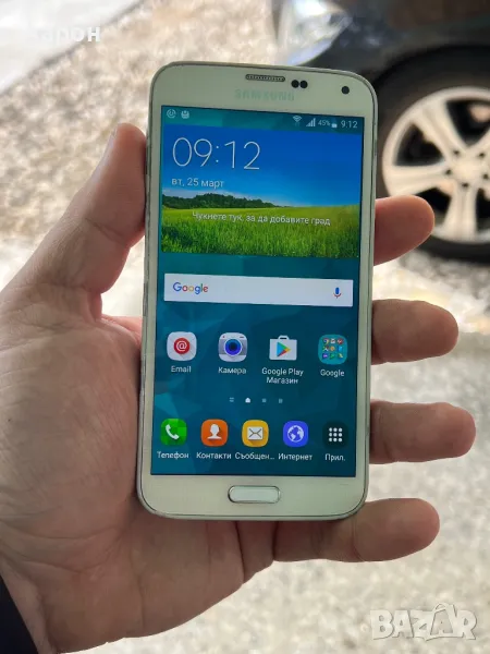Samsung Galaxy S5 / Бял , снимка 1