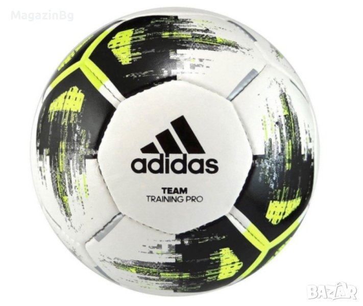 Футболна топка ADIDAS Team Training Pro, Ръчно шита, Размер 4, снимка 1