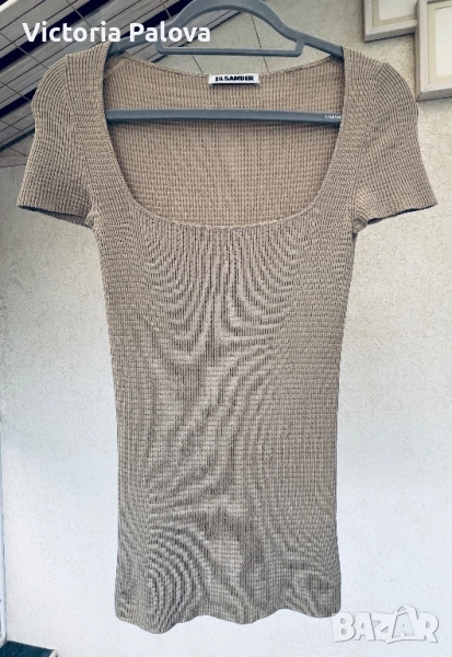 Модна къща  JIL SANDER оригинал - елегантен дизайнерски топ, снимка 1