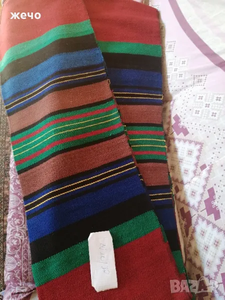 Памучен ръчно тъкан плат , снимка 1