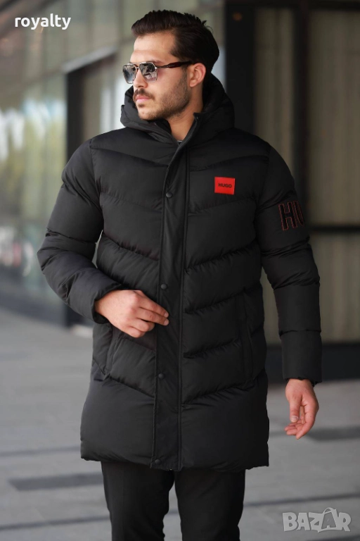 Hugo Boss Черно Зимно Мъжко Яке , снимка 1