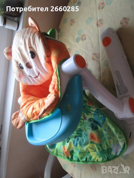 БЕБЕШКА ПРОХОДИЛКА С МАСИЧКА - МЕЧЕ, снимка 1