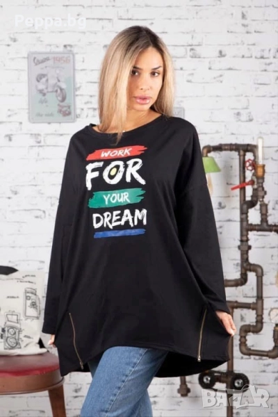 Дамска туника в големи размери, снимка 1