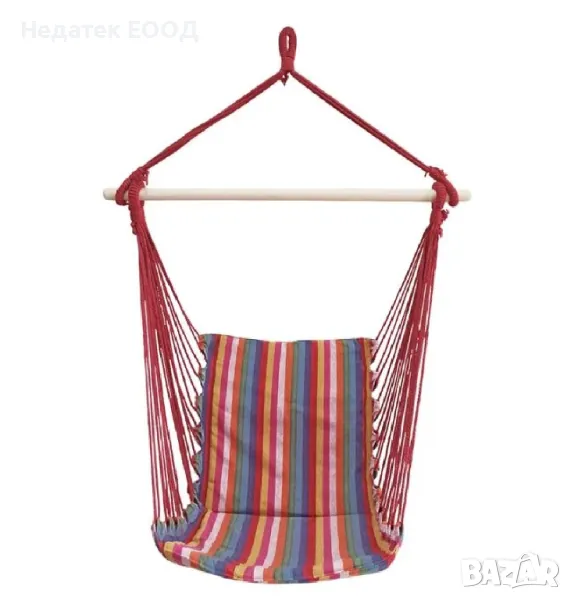 Висяща люлка - хамак, Червен, 50x100 см., снимка 1