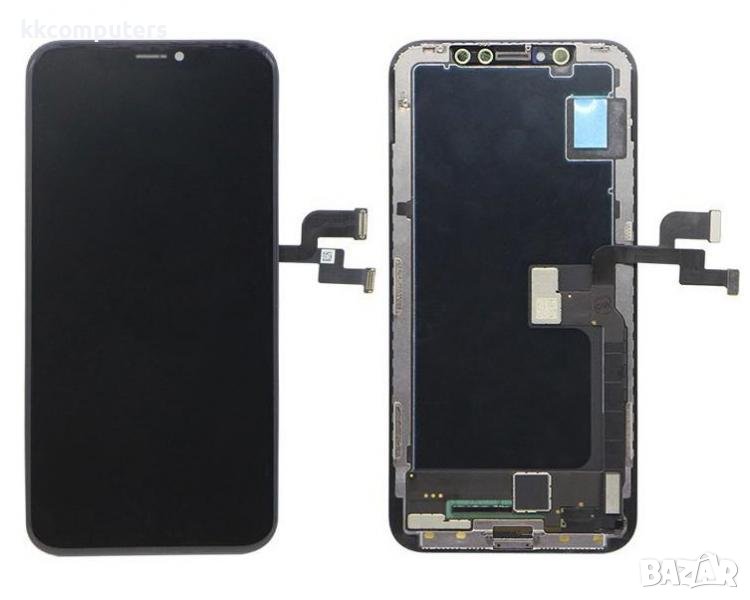 LCD Дисплей за iPhone X 5.8'+ Тъч скрийн / Черен / КЛАС C, снимка 1