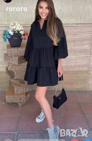 черна риза-туника, снимка 1