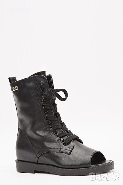 Боти с капси и отворени пръсти, снимка 1