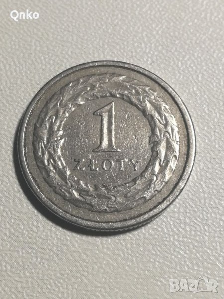 Полша, 1 злота 1992, Европа, Америка, Азия, Африка, снимка 1