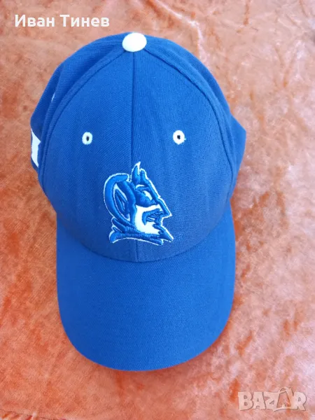 Синя шапка с бродирано лого отпред - DUKE. Нова., снимка 1