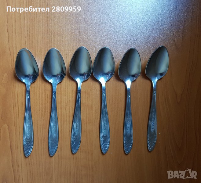 Лъжички за кафе и чай от времето на соца, снимка 1