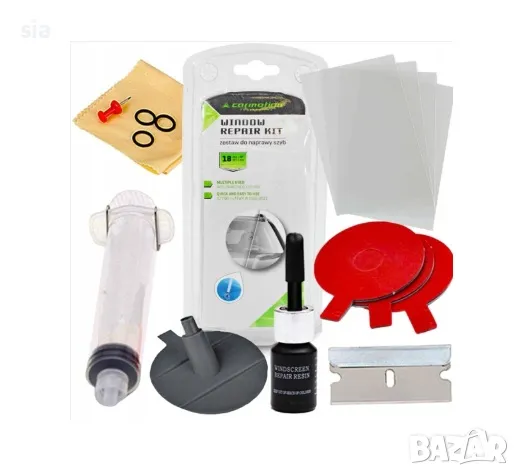 Лепило за спукано стъкло, Комплект за поправка на напукани стъкла, снимка 1