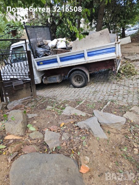 Извозване на отпадъци почистване на дворове събаряне на стари построики, снимка 1