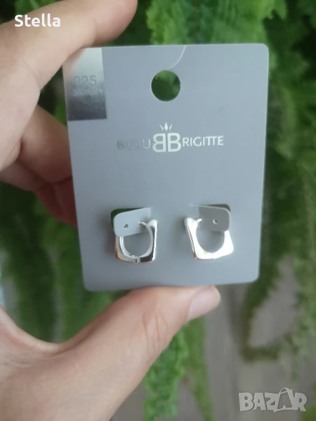 Сребърни стилни обици BIJOU BRIGITTE проба 925, снимка 1