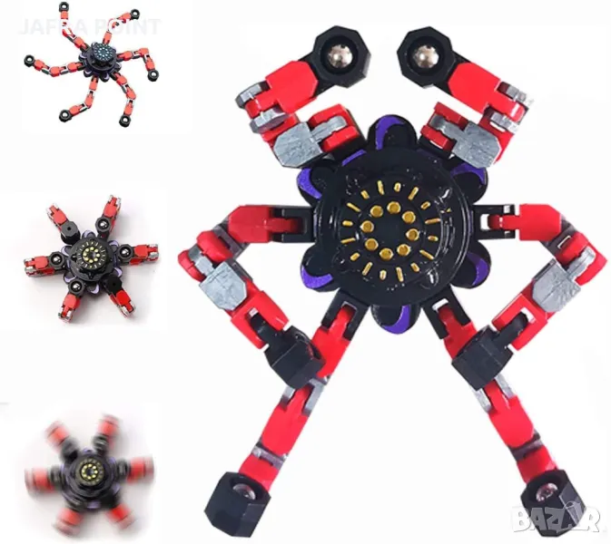 Спинер Finjet - Трансформираща се играчка 3 в 1!, снимка 1