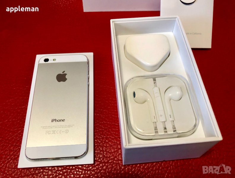 Apple iPhone 5 бял 16Gb Фабрично отключен Айфон телефон, снимка 1