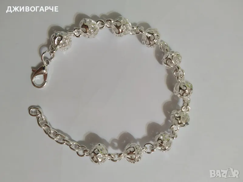 Нова, сребърна гривна. Поставена в кутия лукс, снимка 1