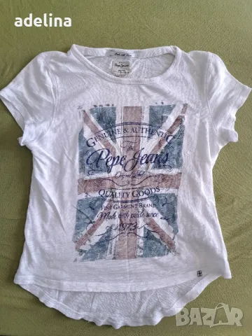 Блуза Desigual с пайети и iDo със сърце + подарък Pepe Jeans, снимка 4 - Детски Блузи и туники - 49930559