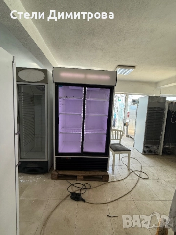 Двойна хладилна витрина 112/70/200см, снимка 2 - Витрини - 52279010